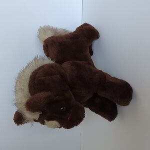 Dakin Pony Horse Plush 1982 Vintage Stuffed Animal Dark Brown